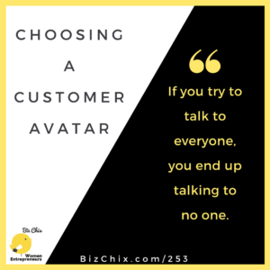 Choosing a Customer Avatar